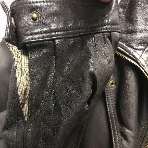 Chaps Men’s leather jacket XL - Picture 3 of 4